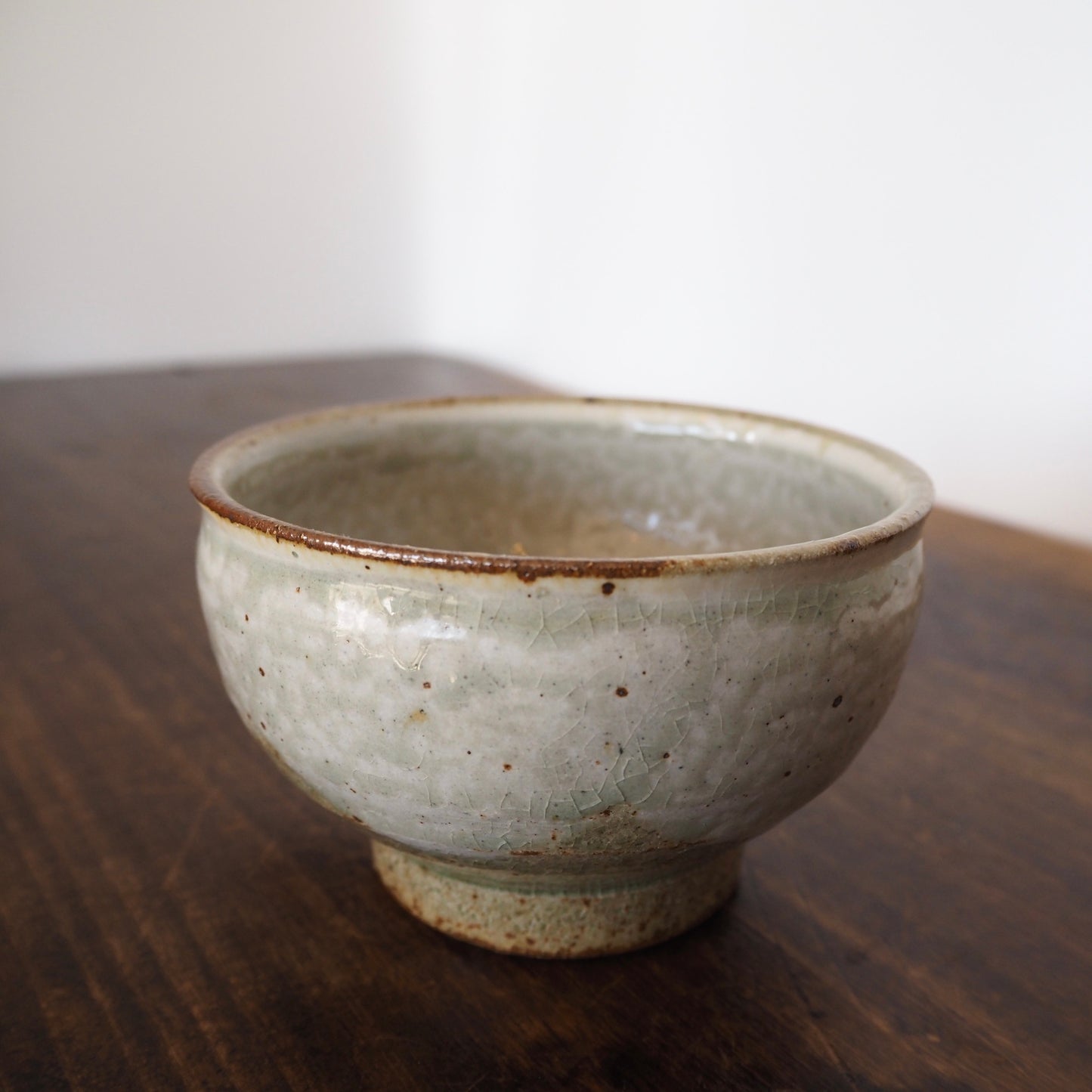 かじや窯 米原暁雄 スープ碗( 灰幕掛)