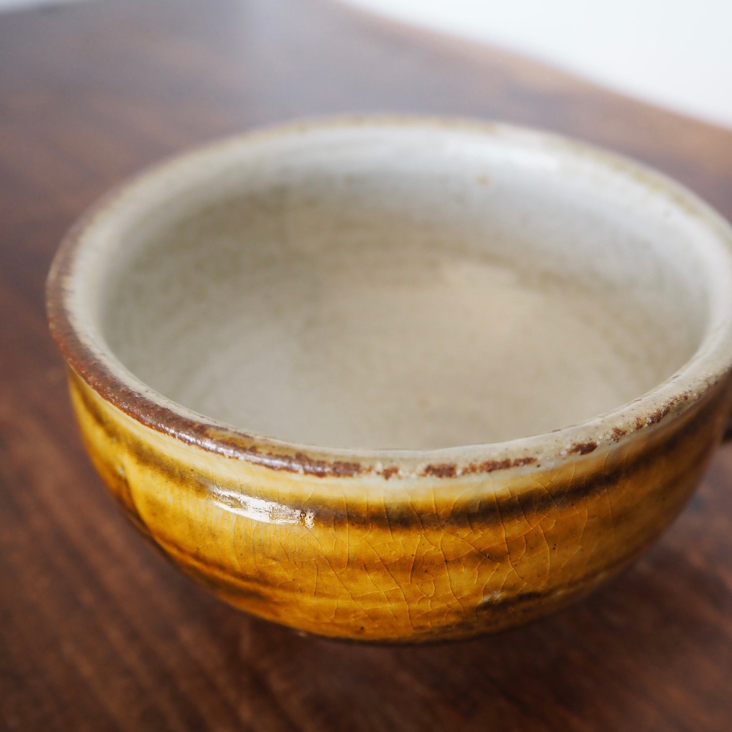 かじや窯 米原暁雄 スープ碗( 飴幕掛)