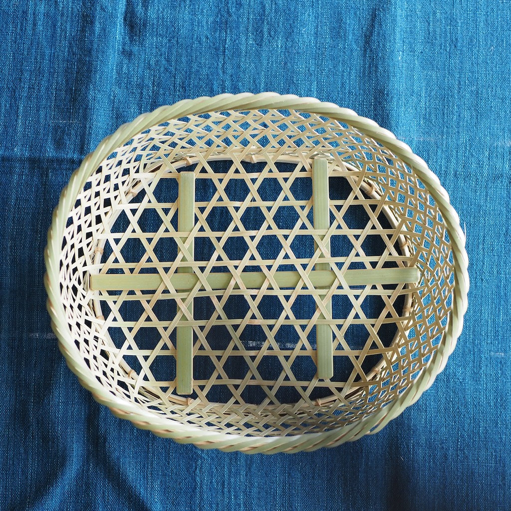 竹籠工房 ゴマコチ 茶碗かご(小)