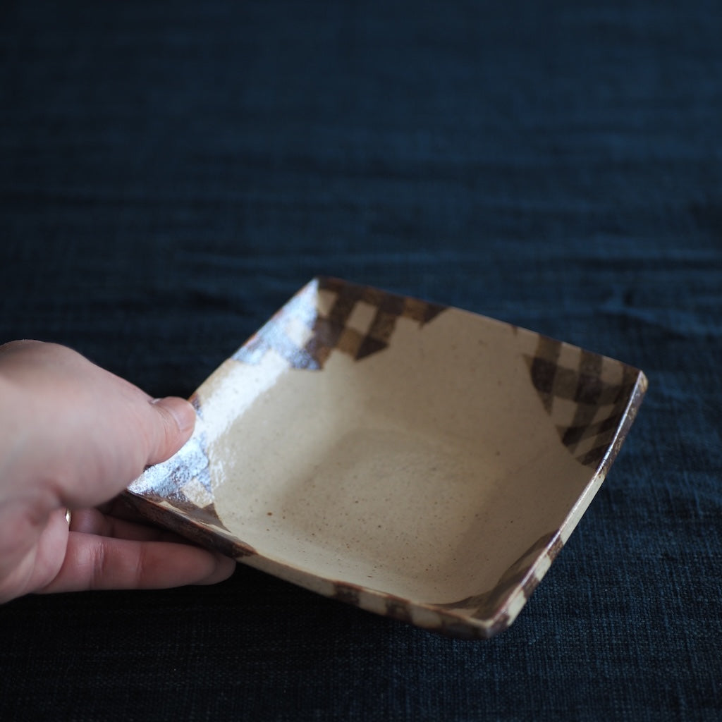 牧谷窯 杉本義訓 角鉢(中)