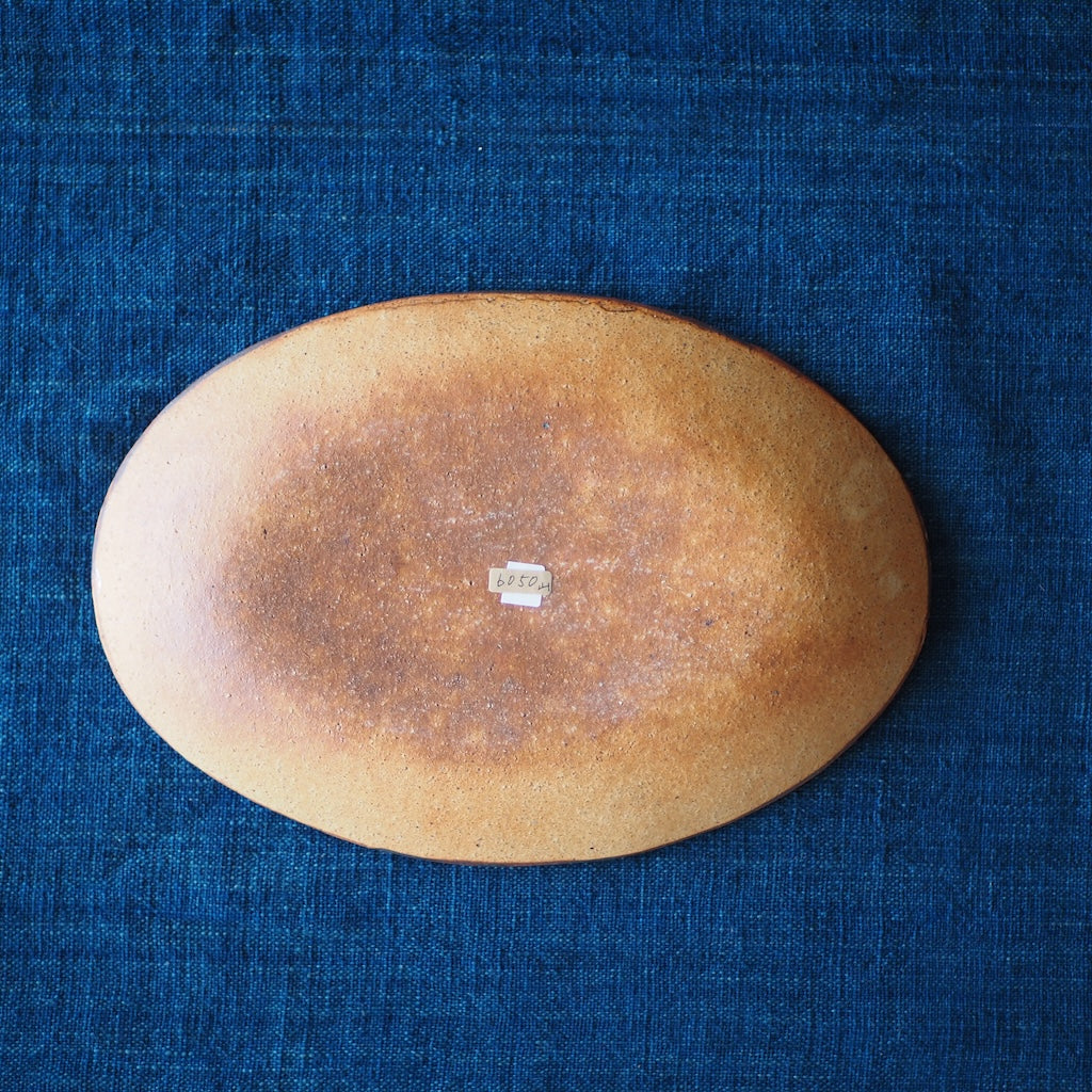 やまぽた 山口和声 楕円皿(大)白