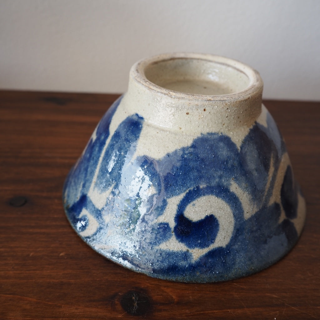 榮一工房 宮國榮一 マカイ5寸鉢(蛇の目なし)唐草