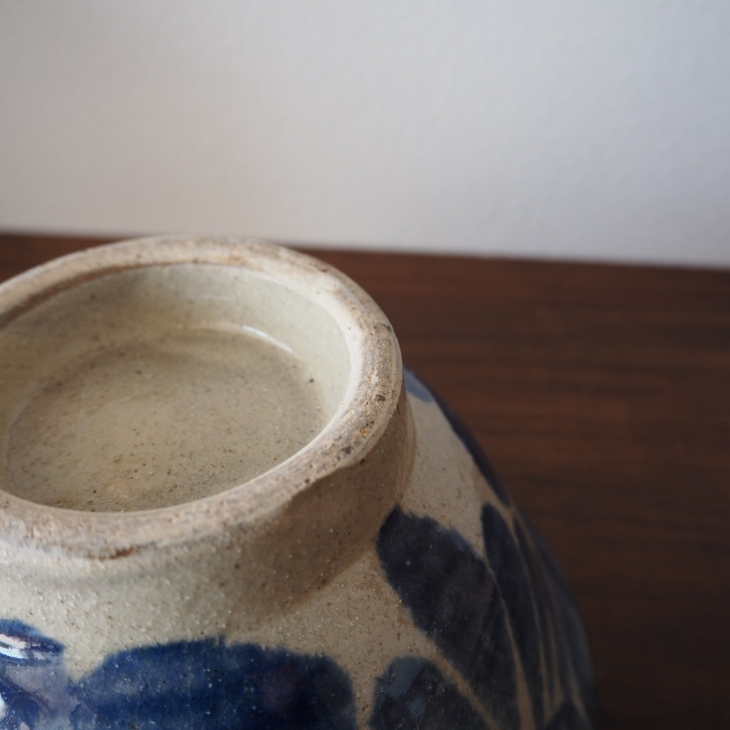 榮一工房 宮國榮一 マカイ5寸鉢(蛇の目あり)唐草