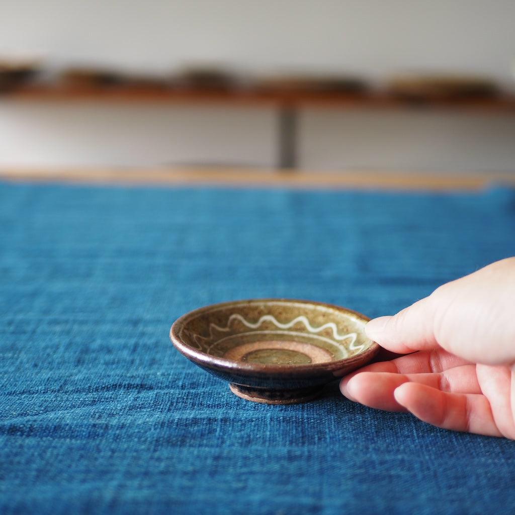 中ノ畑窯 佐藤央巳・友美 3寸皿 いっちん