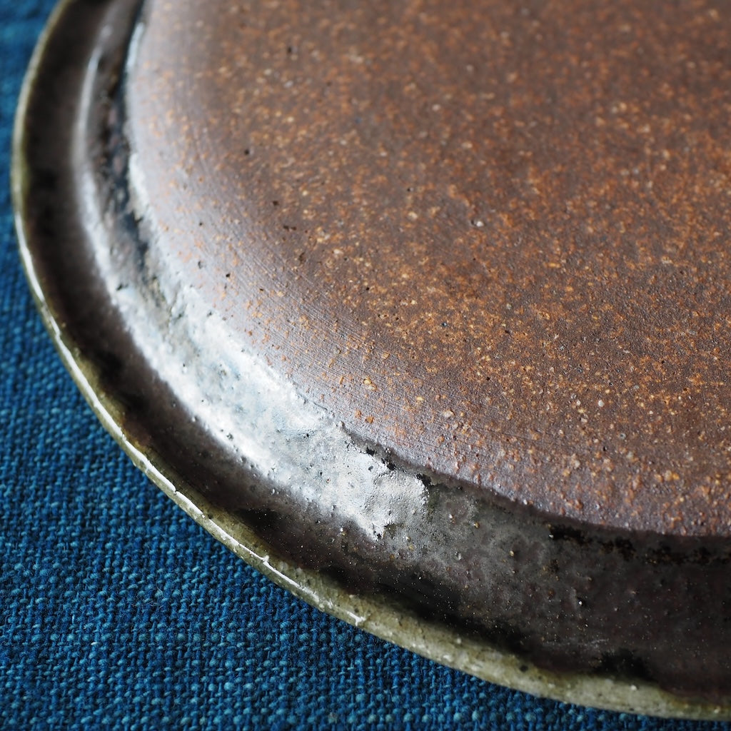 中ノ畑窯 佐藤央巳・友美 丸プレート