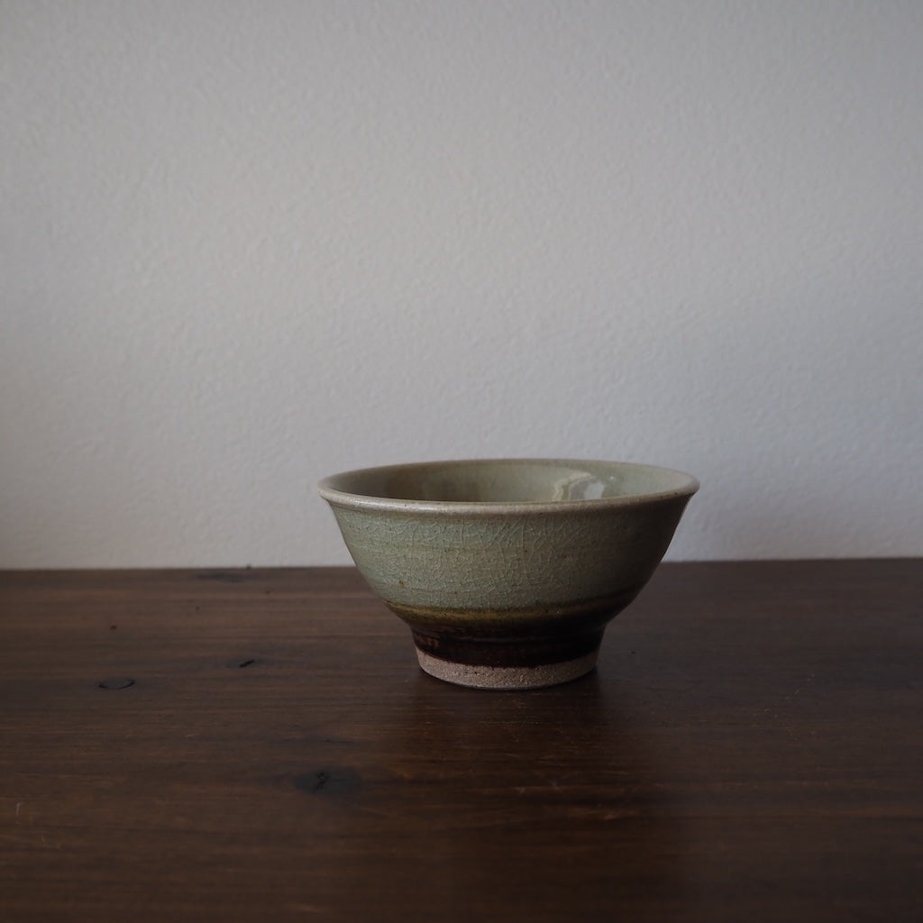 まゆみ窯 眞弓亮司 透明・飴 飯碗(小)