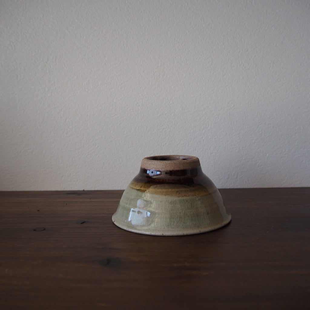 まゆみ窯 眞弓亮司 透明・飴 飯碗(小)