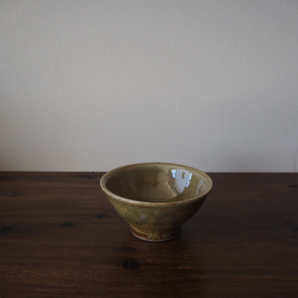 まゆみ窯 眞弓亮司 透明・黄透明 飯碗(小)
