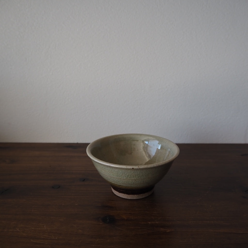 まゆみ窯 眞弓亮司 透明・飴 飯碗(小)