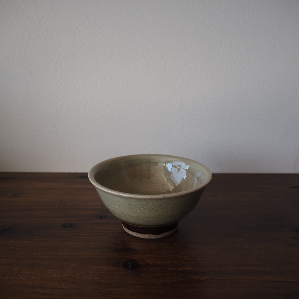 まゆみ窯 眞弓亮司 透明・飴 飯碗(中)