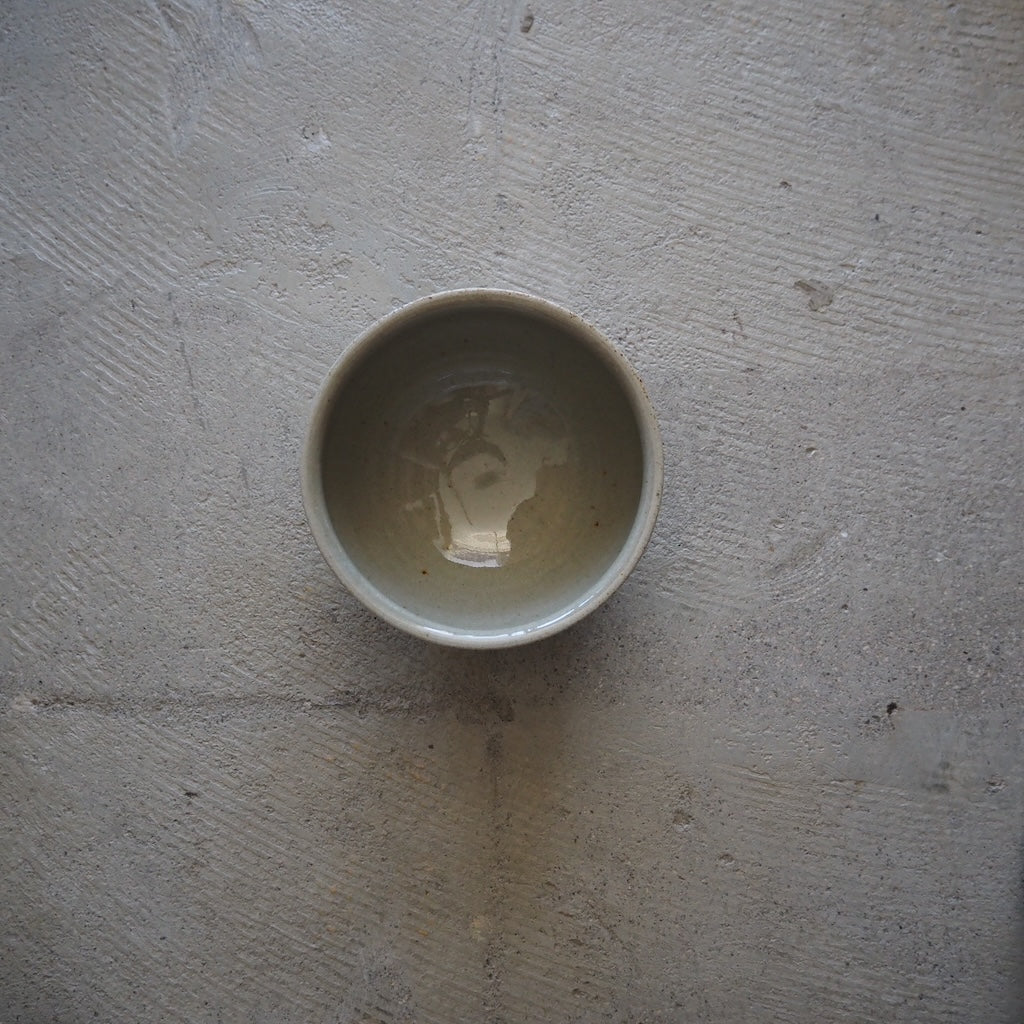 まゆみ窯 眞弓亮司 4寸象嵌丸鉢 (透明)