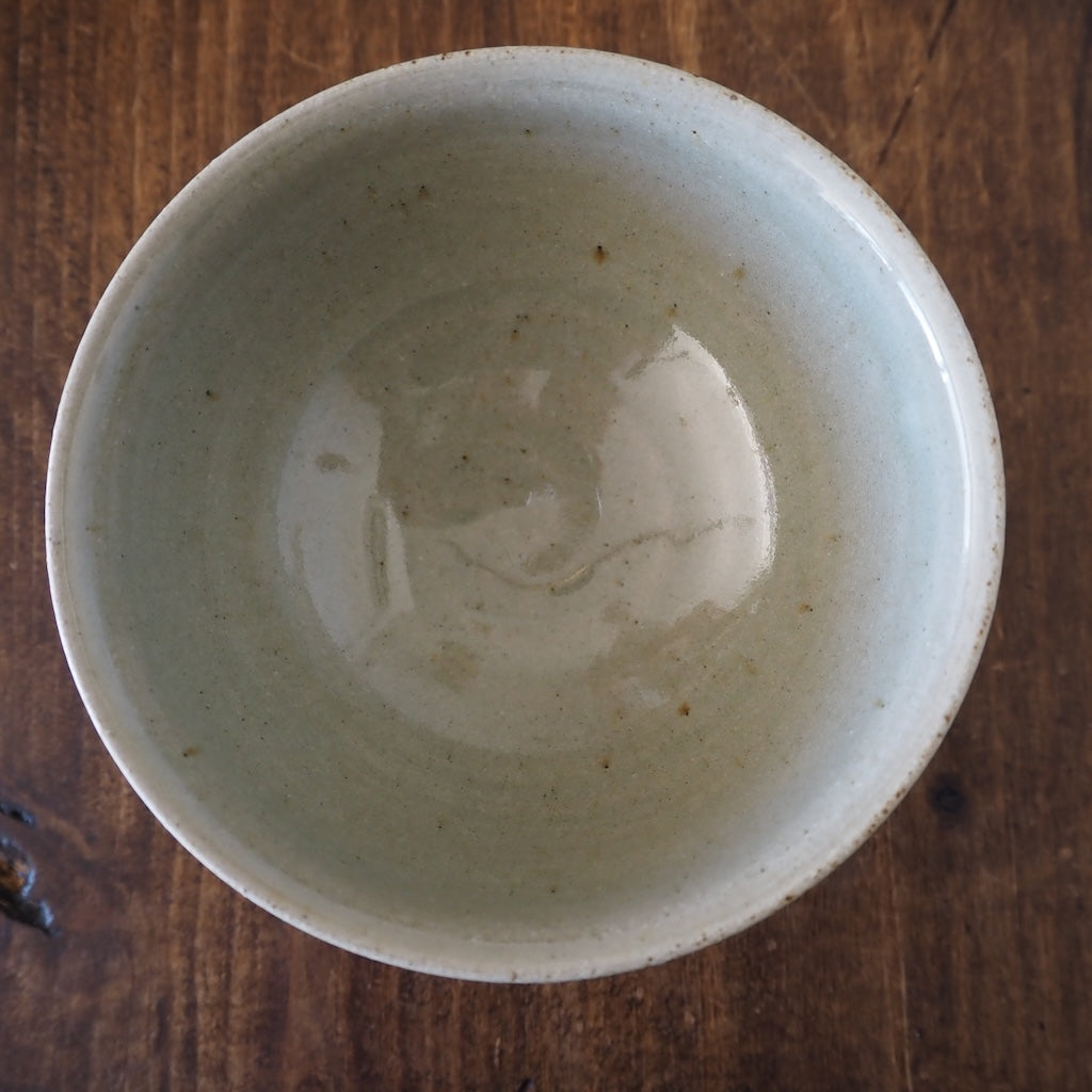 まゆみ窯 眞弓亮司 透明バラ鎬 飯碗(中)