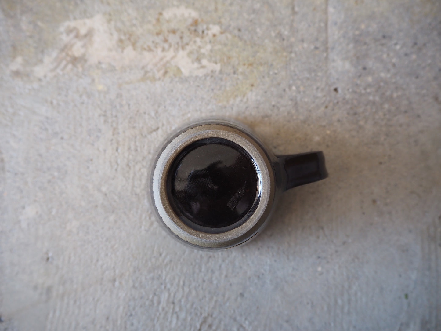 小鹿田焼 黒木昌伸窯 台形マグカップ 飛び鉋 茶