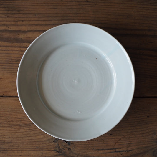 池本窯　池本惣一　７寸皿（白）