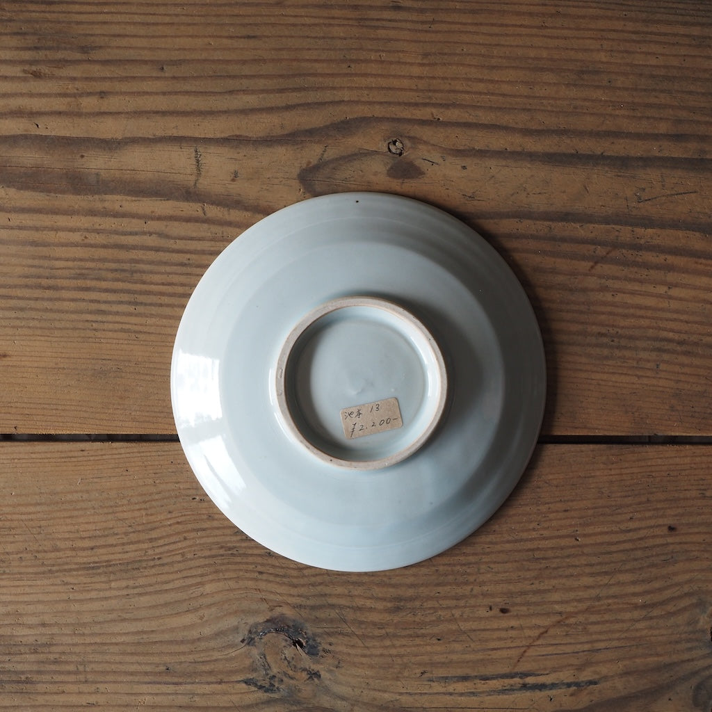 池本窯　池本惣一　5寸皿（ほんのりグレー）