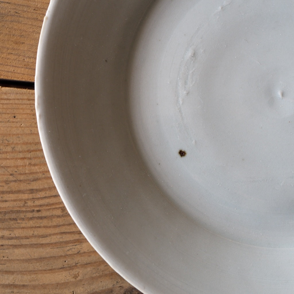 池本窯　池本惣一　6寸皿（ほんのりグレー）