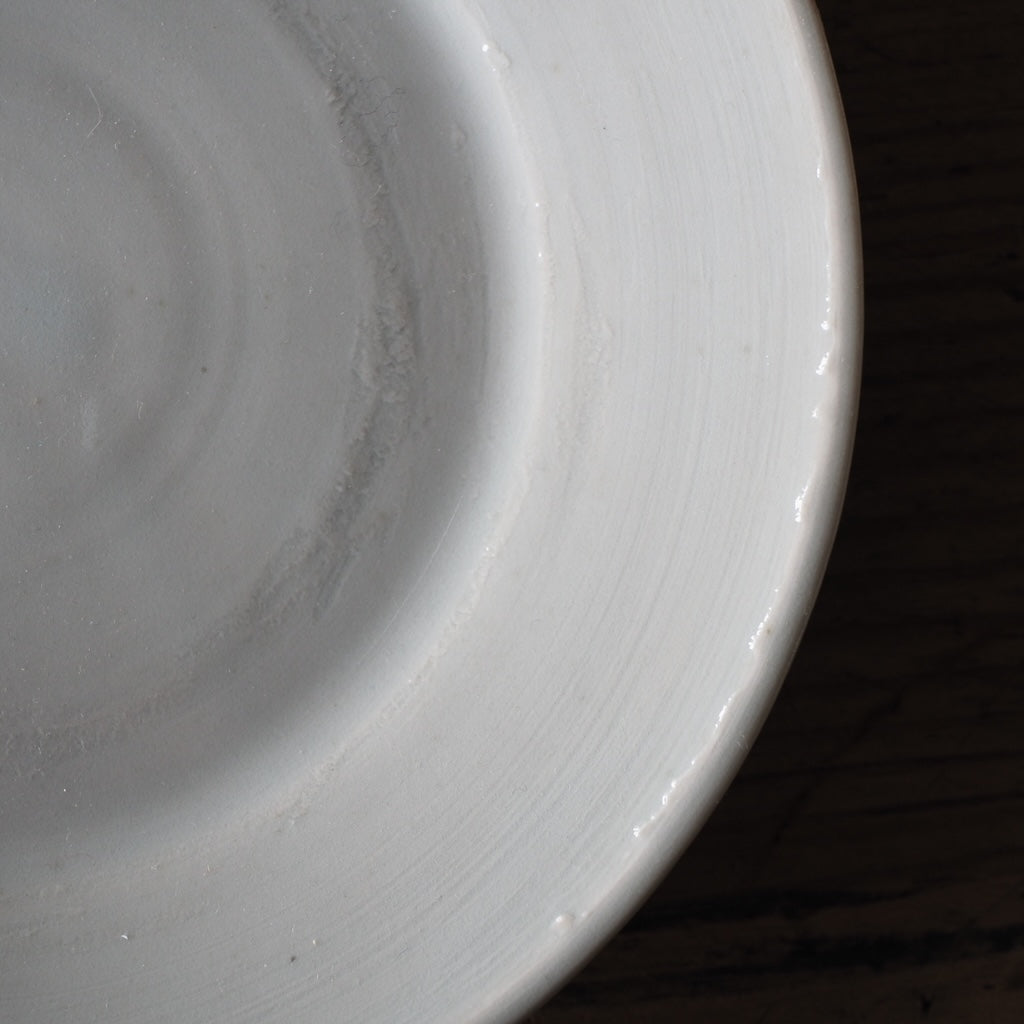 池本窯　池本惣一　5寸皿（ほんのりグレー）