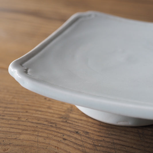 池本窯　池本惣一　角台皿 　