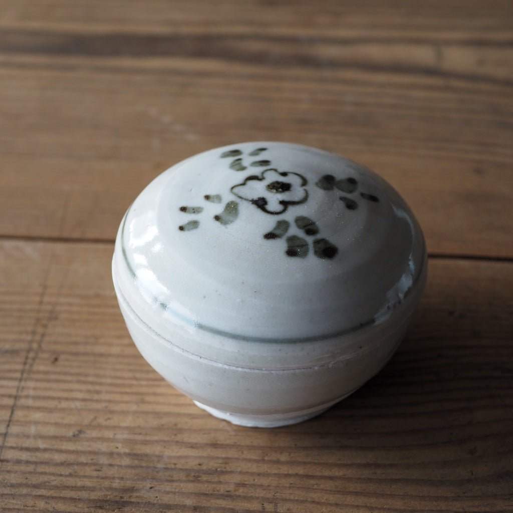 池本窯　池本惣一　蓋物 （染付）