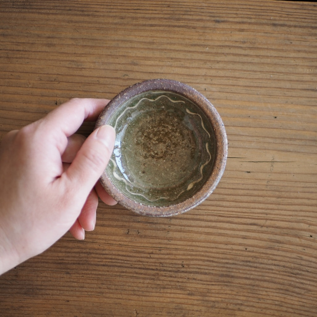 中ノ畑窯　佐藤央巳・友美　3寸まんじゅう皿 （D）