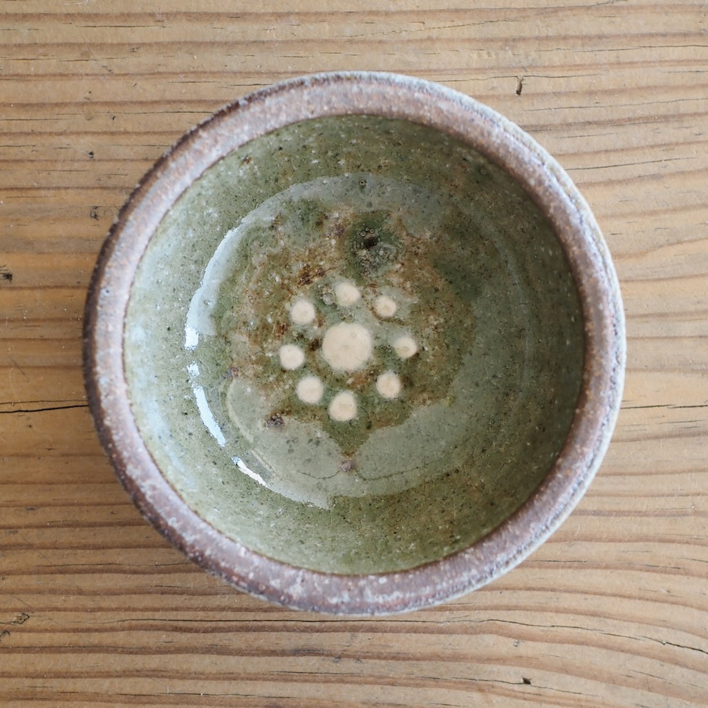 中ノ畑窯　佐藤央巳・友美　3寸まんじゅう皿 （C）