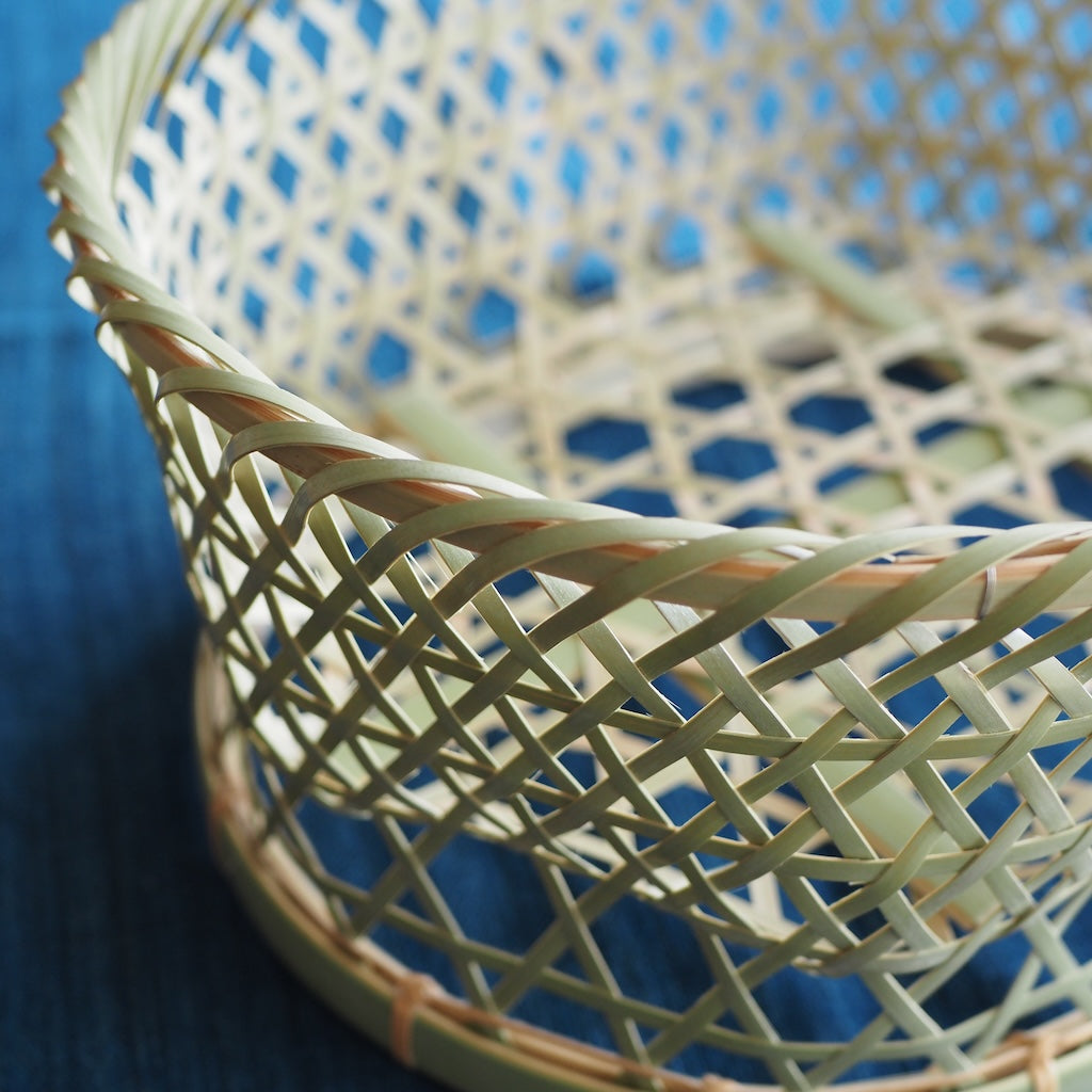 竹籠工房　ゴマコチ　茶碗かご（小）