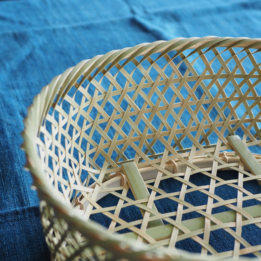 竹籠工房　ゴマコチ　茶碗かご（小）