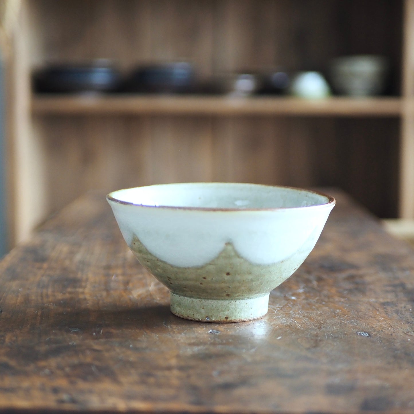 かじや窯　米原暁雄　碗飯大（藁幕掛）