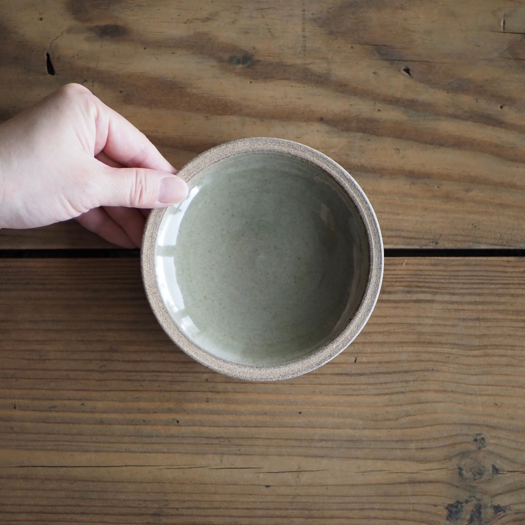 まゆみ窯　眞弓亮司　4寸縁無し皿（透明）