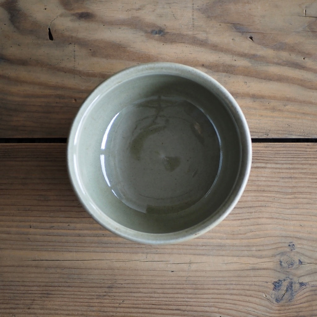 まゆみ窯　眞弓亮司　5寸丸鉢（透明）