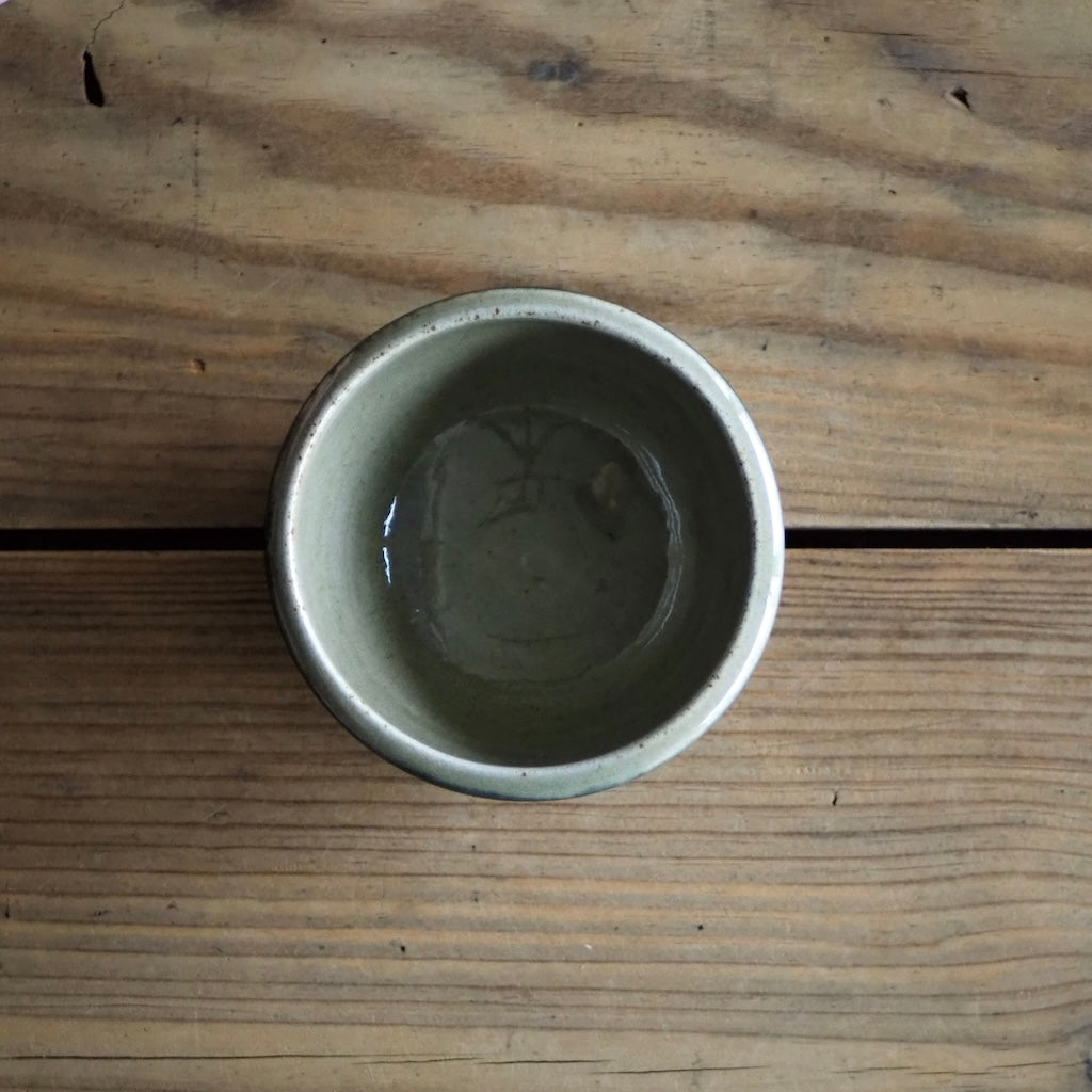 まゆみ窯　眞弓亮司　ミルクボール（呉須）