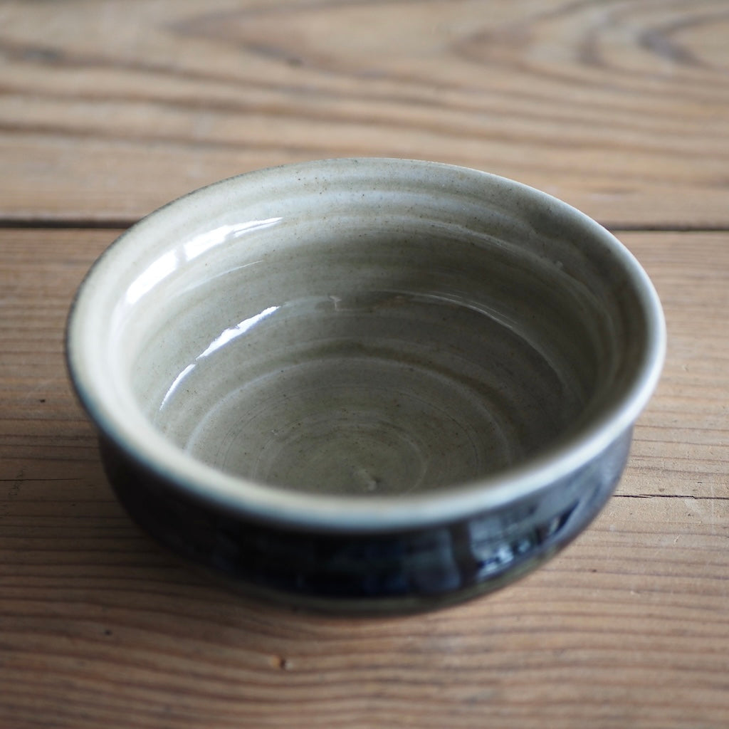 まゆみ窯　眞弓亮司　カレー鉢（呉須）