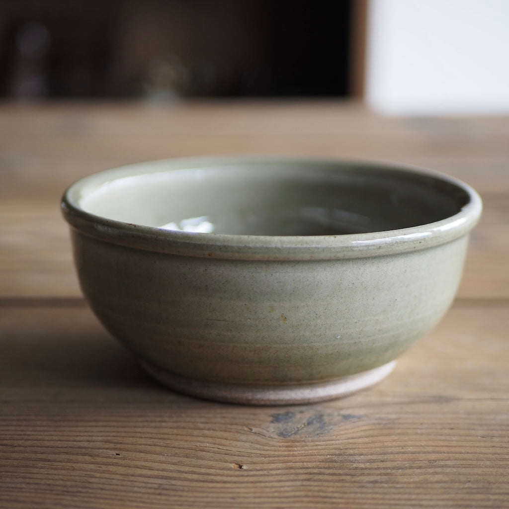まゆみ窯　眞弓亮司　5寸丸鉢（透明）