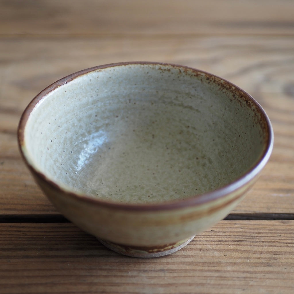 まゆみ窯　眞弓亮司　いらぼ鉄刷毛　お茶碗（小）