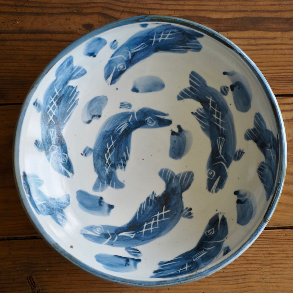 池本窯　池本惣一　大皿（１尺２寸皿）
