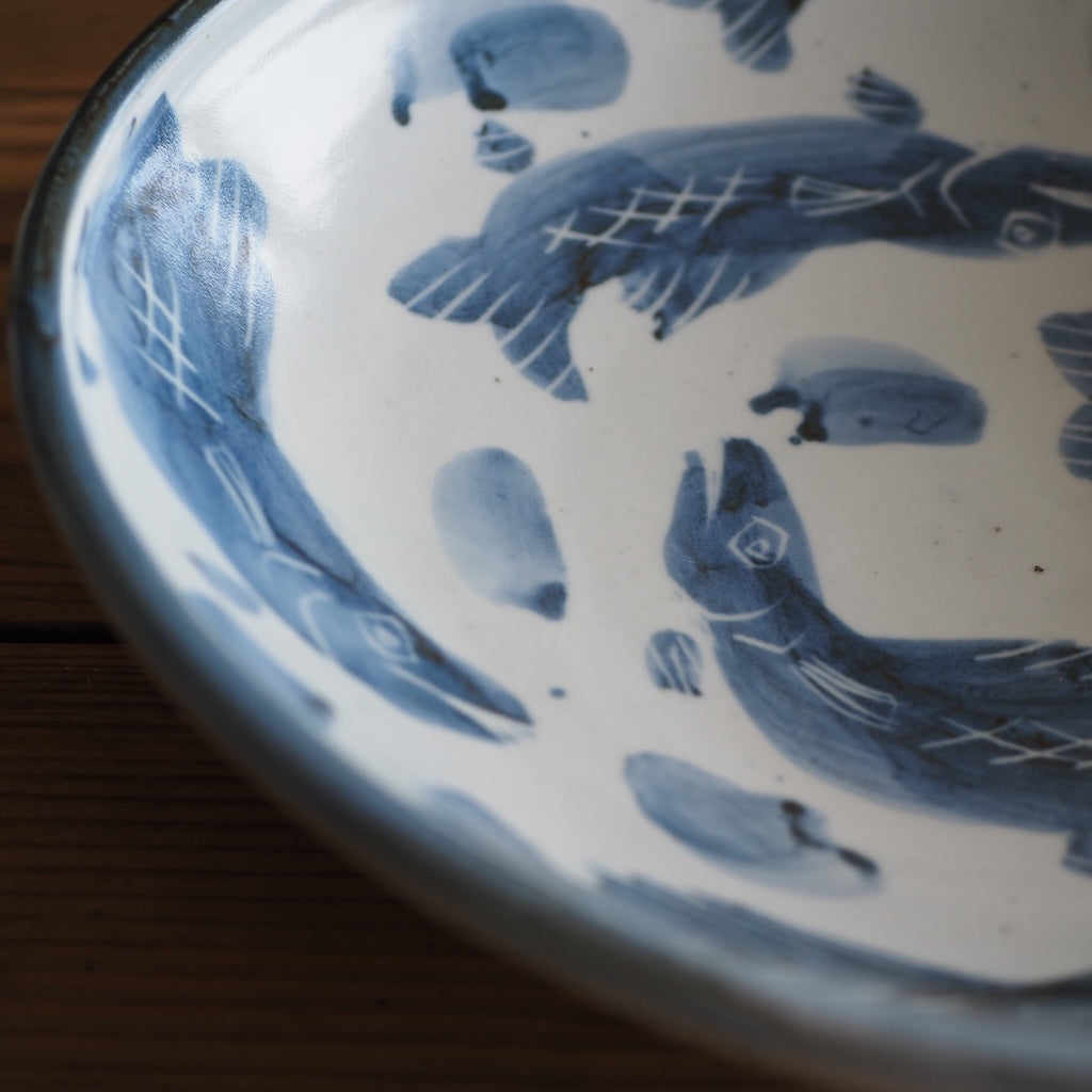 池本窯　池本惣一　大皿（１尺２寸皿）