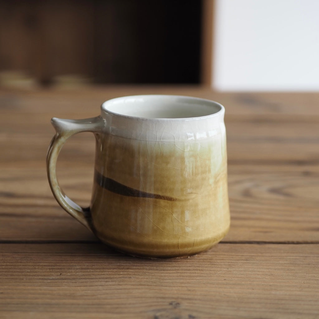 やまぽた　山口和声　マグカップ・大 (カフェオレ)