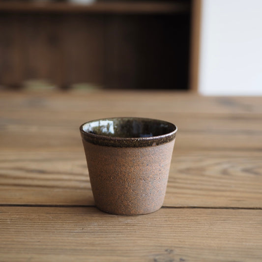 やまぽた　山口和声　猪口（茶）