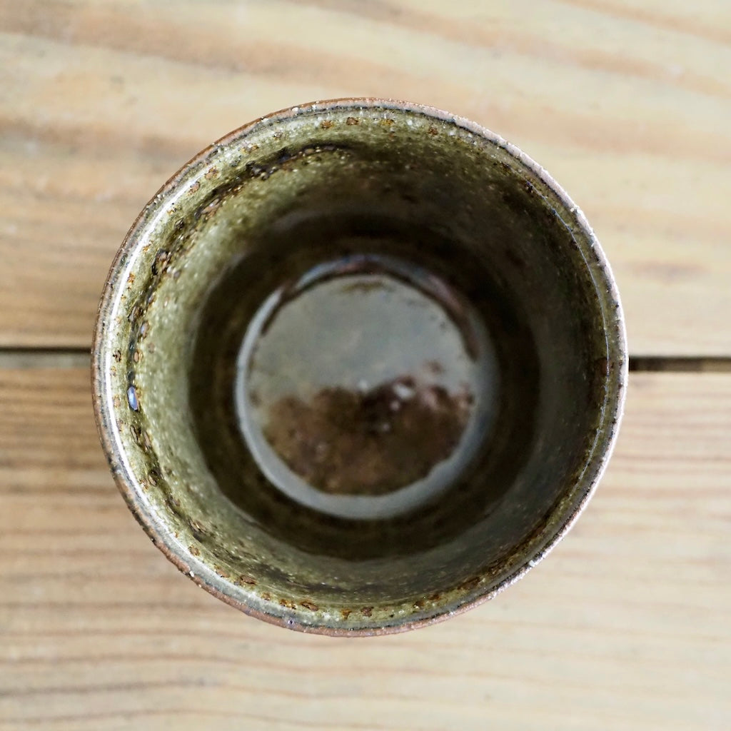 やまぽた　山口和声　猪口（茶）