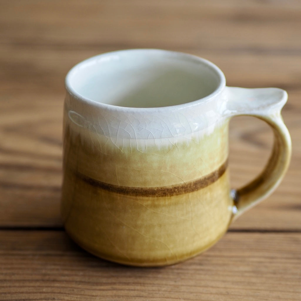 やまぽた　山口和声　マグカップ・大 (カフェオレ)