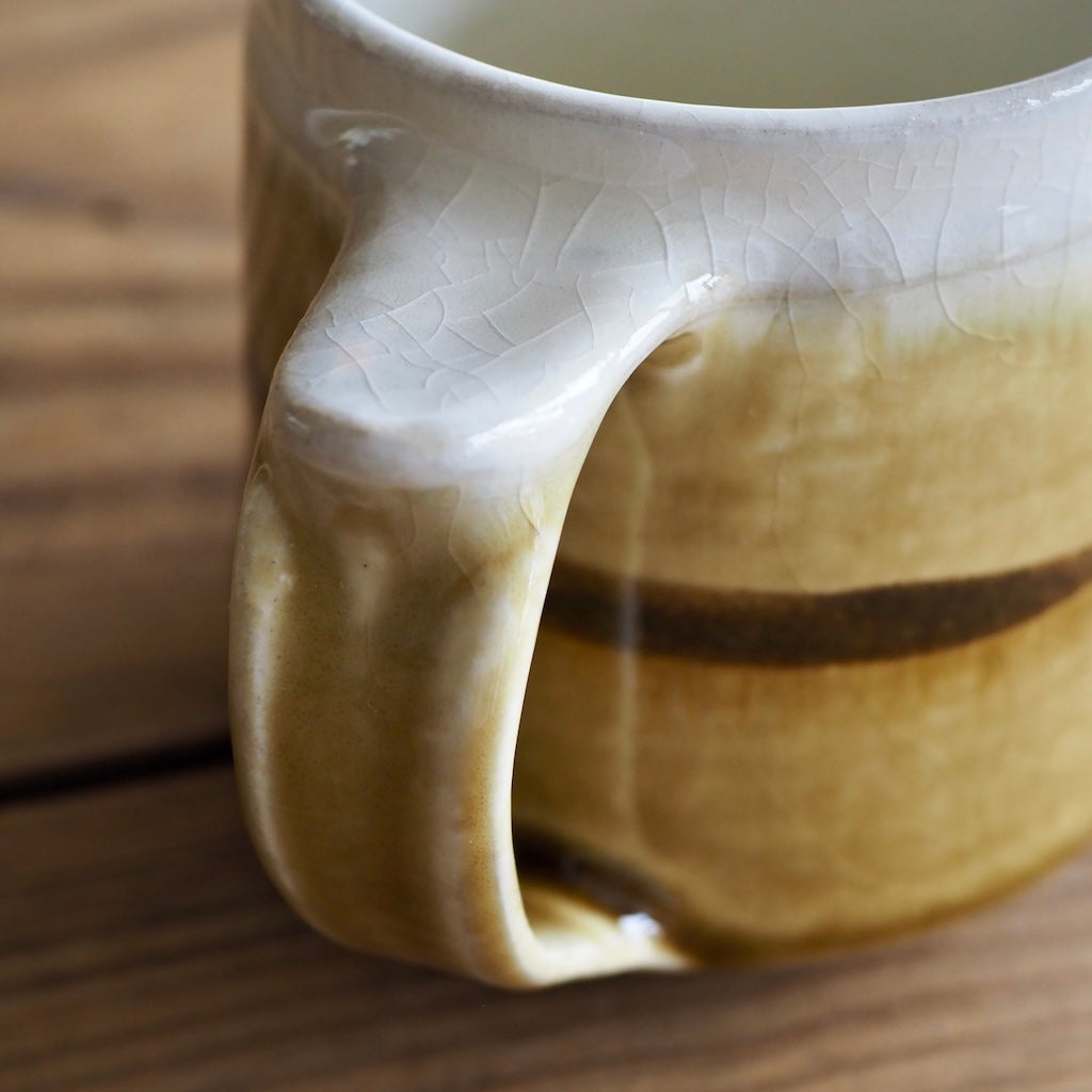 やまぽた　山口和声　マグカップ・大 (カフェオレ)