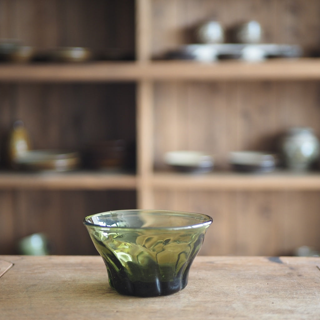 片山　悟子　ミニ小鉢（茶緑）