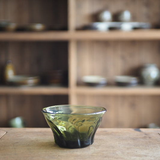 片山　悟子　ミニ小鉢（茶緑）
