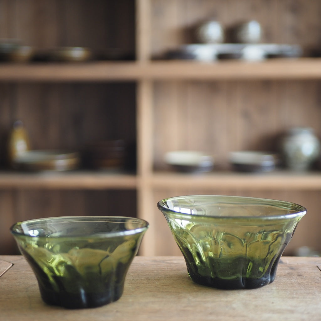 片山　悟子　小鉢（茶緑）