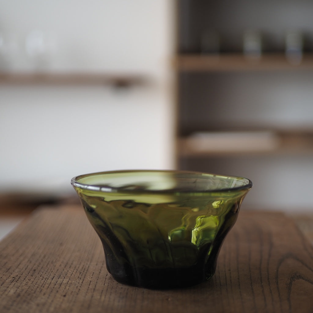 片山　悟子　ミニ小鉢（茶緑）