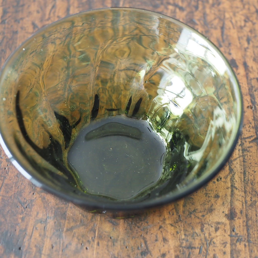 片山　悟子　ミニ小鉢（茶緑）