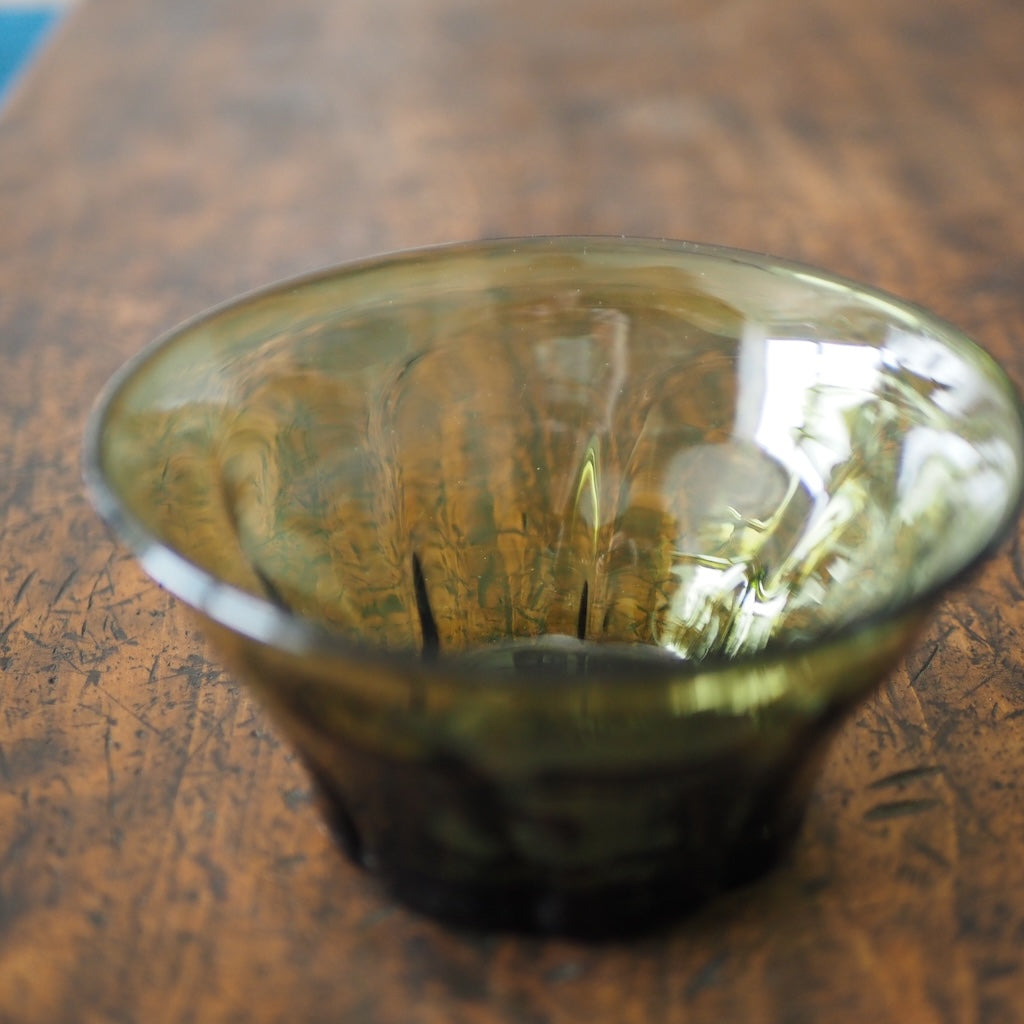 片山　悟子　小鉢（茶緑）