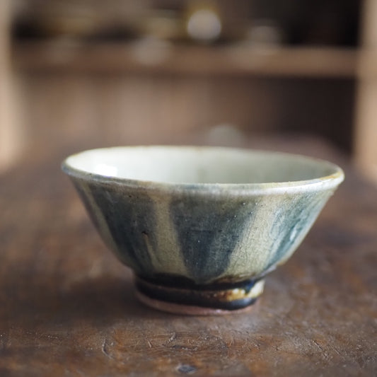 中ノ畑窯　佐藤央巳・友美　ご飯茶碗（呉須流し）