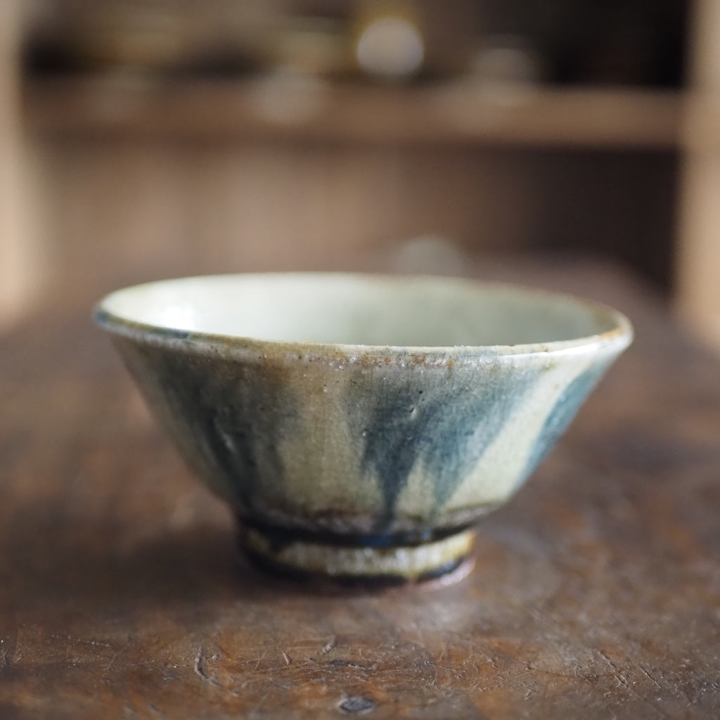 中ノ畑窯　佐藤央巳・友美　ご飯茶碗（呉須流し）