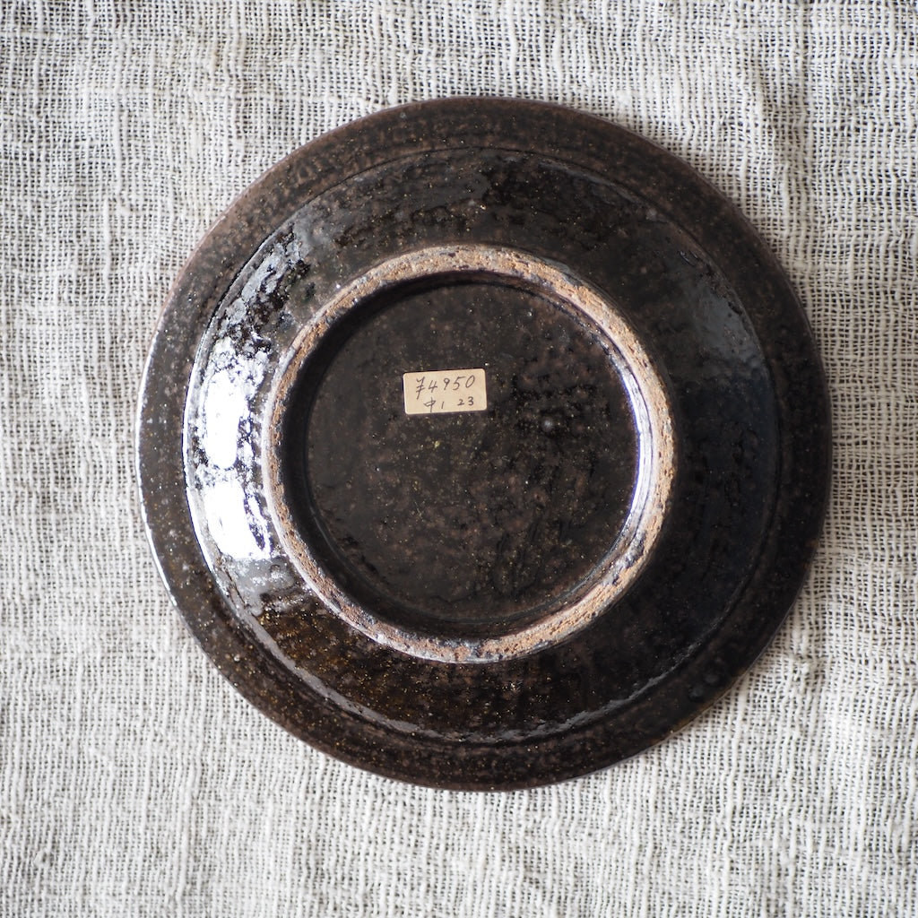 中ノ畑窯　佐藤央巳・友美　7寸皿 （イッチン・蛇の目なし）